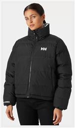 Κοντό Γυναικείο Puffer Μπουφάν Διπλής Όψης Μαύρο Helly Hansen