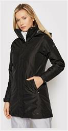 Μακρύ Γυναικείο Μπουφάν για Χειμώνα Μαύρο Helly Hansen