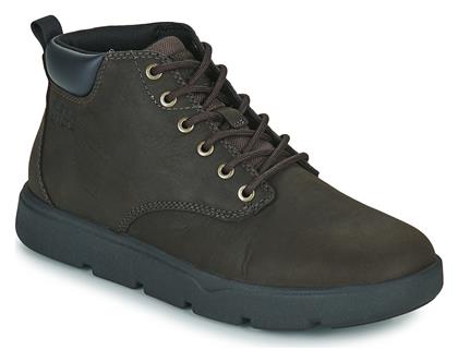 PINEHURST Δερμάτινα Καφέ Ανδρικά Μποτάκια Helly Hansen