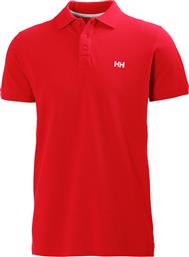 Helly Hansen Transat Ανδρική Μπλούζα Polo Κοντομάνικη Κόκκινη από το Plus4u