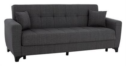 Hema Τριθέσιος Καναπές Κρεβάτι 225x84x88εκ. Γκρι - HomeMarkt