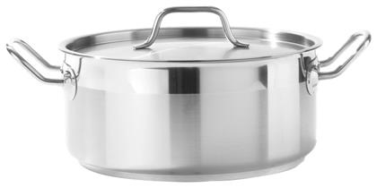 Profi Line Ανοξείδωτη Χύτρα Χωρητικότητας 4.8lt με Διάμετρο 24εκ. και Ύψος 10.5εκ. Hendi