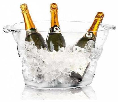 Σαμπανιέρα Πλαστική 10lt με Διαστάσεις 47x29x23cm Party Tub Hendi