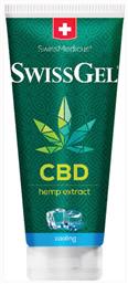 Swiss Gel Hemp Extract CBD Cooling Ψυκτική Κρέμα 200ml Herbamedicus