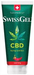Swiss Gel Hemp Extract CBD Warming Θερμαντική Κρέμα 200ml Herbamedicus