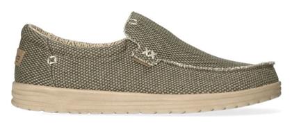 Mikka Braided Ανδρικά Loafers σε Πράσινο Χρώμα Regular Fit Hey Dude