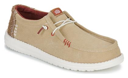 Wally Ανδρικά Loafers σε Μπεζ Χρώμα Hey Dude