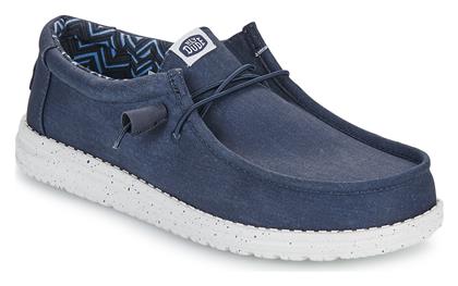 Wally Canvas Ανδρικά Μοκασίνια Marine Hey Dude