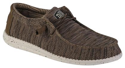 Wally Sox Ανδρικά Μοκασίνια σε Καφέ Χρώμα Hey Dude