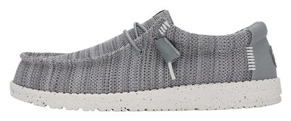Wally Stretch Sox Ανδρικά Μοκασίνια σε Γκρι Χρώμα Hey Dude