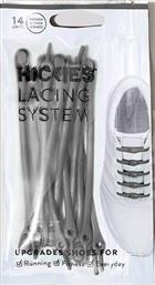 Hickies 2.0 Laces Κορδόνια Παπουτσιών Γκρι 14τμχ 11.6cm από το Cosmos Sport