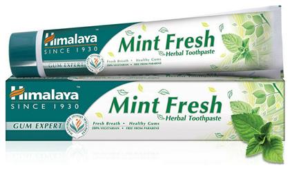 Mint Fresh Herbal Φυτική για Δροσερή Αναπνοή και Ευαίσθητα Ούλα 75ml Himalaya Wellness