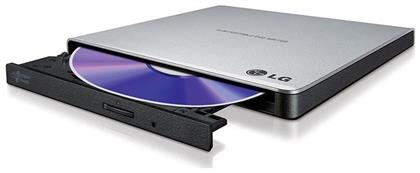 Hitachi-LG Data Storage Εξωτερικός Οδηγός Εγγραφής/Ανάγνωσης CD/DVD για Desktop / Laptop Ασημί - Hitachi LG