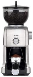 Ηλεκτρικός Μύλος Καφέ 130W με Χωρητικότητα 400gr και 16 Επίπεδα Άλεσης Ασημί HKoenig