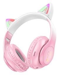 W42 Cat Ears Bluetooth / 3.5mm με 12 ώρες Λειτουργίας Hoco