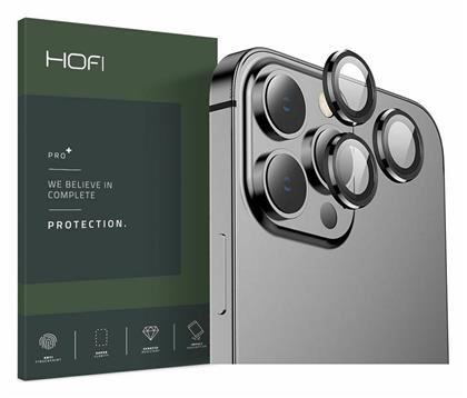 Camring Pro+ Προστασία Κάμερας Tempered Glass Μαύρο για το iPhone 13 Pro / 13 Pro Max Hofi