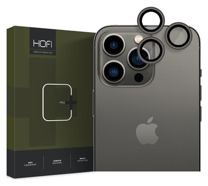 Camring PRO+ Προστασία Κάμερας Tempered Glass Μαύρο για το iPhone 14 Pro / 14 Pro Max Hofi