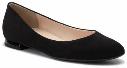 Suede Γυναικείες Μπαλαρίνες σε Μαύρο Χρώμα Hogl