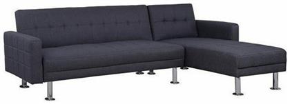Holden Γωνιακός Καναπές Κρεβάτι Γκρι 265x151εκ. HomeMarkt