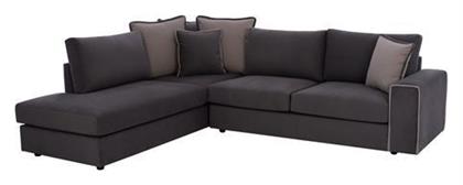Home Γωνιακός 270x225x90εκ. Γκρι - HomeMarkt
