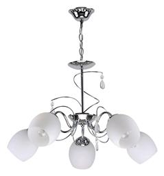 KQ 2221/5 Ferrow Κρεμαστό Φωτιστικό Ασημί 60x60εκ. Home Lighting