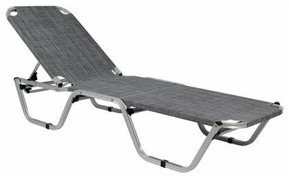 Corte Ξαπλώστρα Παραλίας Γκρι Αλουμινίου 190x60x30εκ. HomeMarkt