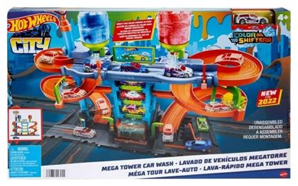 Mega Πλυντήριο Χρωμοκεραυνών για 4+ Ετών Hot Wheels