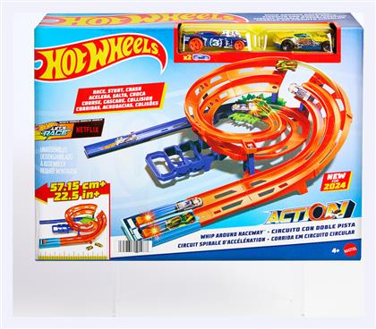 Σούπερ Κυκλική Πίστα Batwheels Νταλίκα για 4+ Ετών Hot Wheels