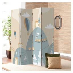 Παιδικό Παραβάν Γκρίζα Πόλη 160x180cm Houseart