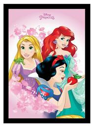 Παιδικός Πίνακας Rapunzel-Ariel-Snow White σε Καμβά 20x30εκ. Houseart