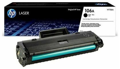 106A Γνήσιο Toner Laser Εκτυπωτή Μαύρο 1000 Σελίδων (W1106A) HP
