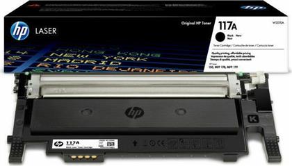 HP 117A Toner Laser Εκτυπωτή Μαύρο 1000 Σελίδων (W2070A)