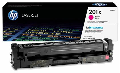 201X Γνήσιο Toner Laser Εκτυπωτή Ματζέντα High Yield 2300 Σελίδων (CF403X) HP