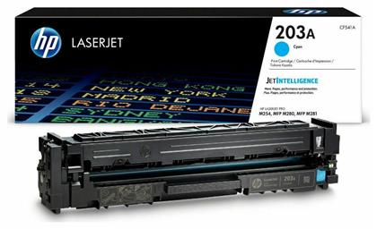 203A Γνήσιο Toner Laser Εκτυπωτή Κυανό 1300 Σελίδων (CF541A) HP