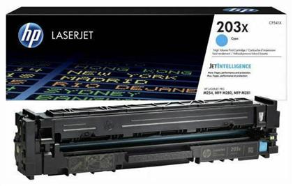 203X Γνήσιο Toner Laser Εκτυπωτή Κυανό High Yield 2500 Σελίδων (CF541X) HP