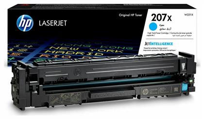 207X Γνήσιο Toner Laser Εκτυπωτή Κυανό High Yield 2450 Σελίδων (W2211X) HP