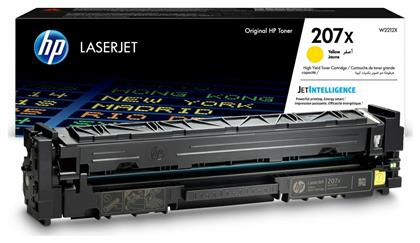 207X Γνήσιο Toner Laser Εκτυπωτή Κίτρινο High Yield 2450 Σελίδων (W2212X) HP