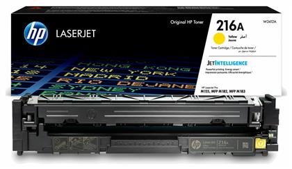 216A Γνήσιο Toner Laser Εκτυπωτή Κίτρινο 850 Σελίδων (W2412A) HP