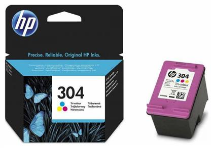 304 Γνήσιο Μελάνι Εκτυπωτή InkJet Πολλαπλό (Color) (N9K05AE) HP
