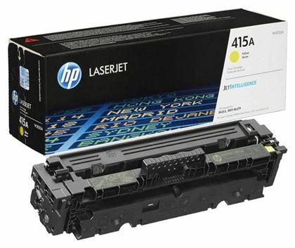 415A Γνήσιο Toner Laser Εκτυπωτή Κίτρινο 2100 Σελίδων (W2032A) HP