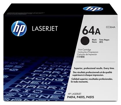 64A Γνήσιο Toner Laser Εκτυπωτή Μαύρο 10000 Σελίδων (CC364A) HP