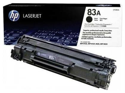 83A Γνήσιο Toner Laser Εκτυπωτή Μαύρο 1500 Σελίδων (CF283A) HP