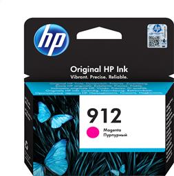 HP 912 Μελάνι Εκτυπωτή InkJet Ματζέντα (3YL78AE)