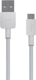 CP70 Regular USB 2.0 to micro USB Cable Λευκό 1m Huawei