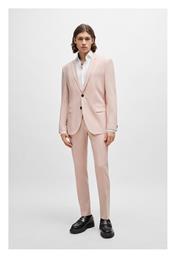 Hugo Ανδρικό Κοστούμι Light Pastel Pink - Hugo Boss
