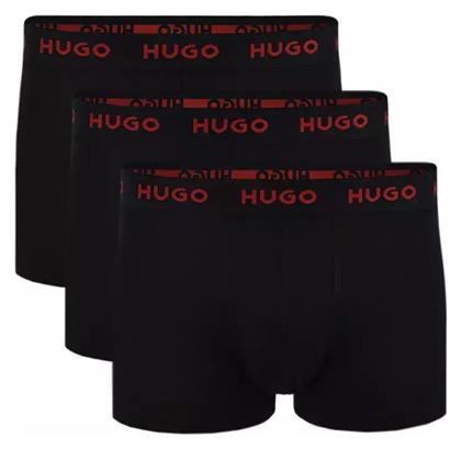 Ανδρικά Μποξεράκια 3Pack Μαύρα Hugo Boss