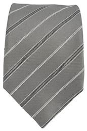 Ανδρική Γραβάτα Μεταξωτή με Σχέδια σε Γκρι Χρώμα Hugo Boss