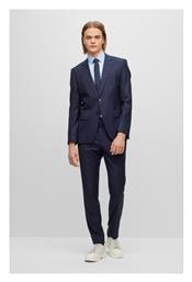 Ανδρικό Κοστούμι με Στενή Εφαρμογή Navy Μπλε Hugo Boss