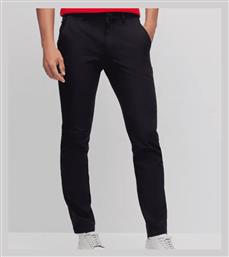 Ανδρικό Παντελόνι Chino Ελαστικό Μαύρο Hugo Boss