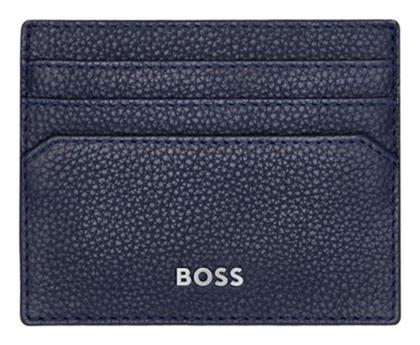 Ανδρικό Πορτοφόλι Καρτών Μπλε Hugo Boss